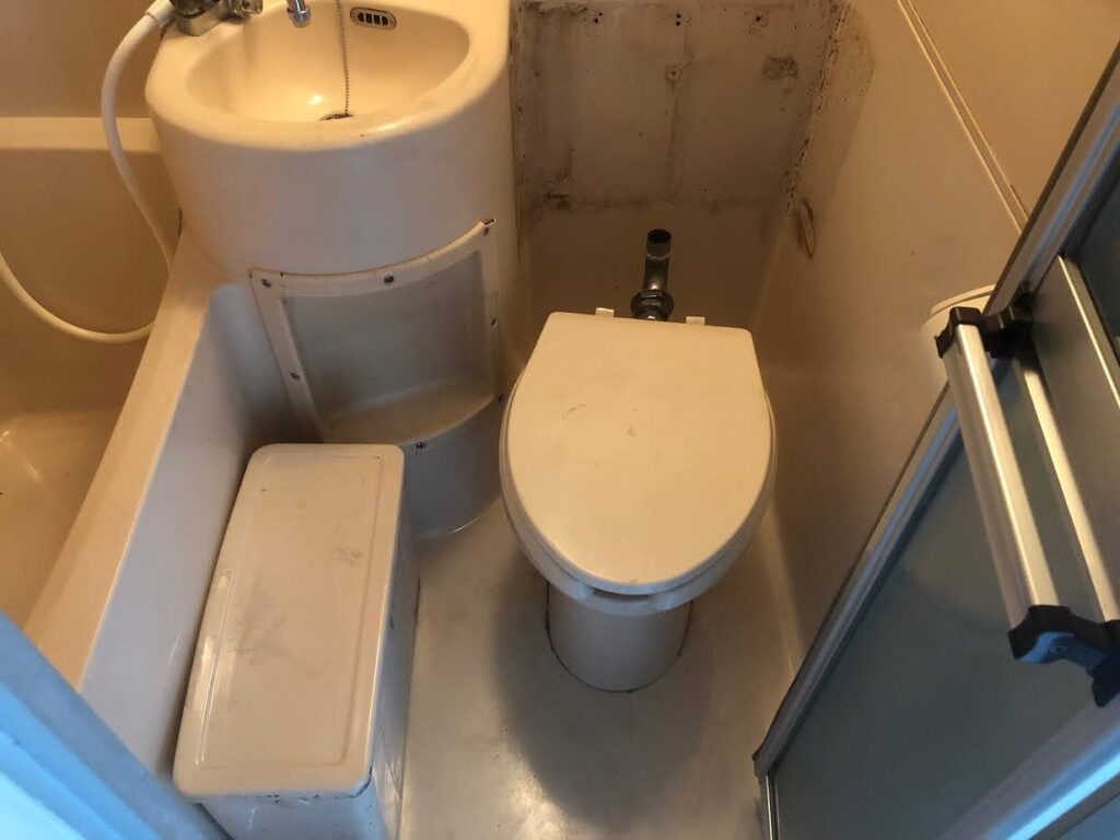 松戸市 ユニットバス トイレ交換前